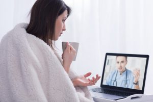After the diagnosing of sarcoidosis, a patient can follow-up online when not feeling well. 