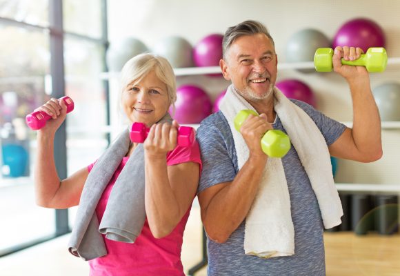 Heart to Heart: Couple works together for 2.5 hours per week for heart health --because they are sweethearts! 