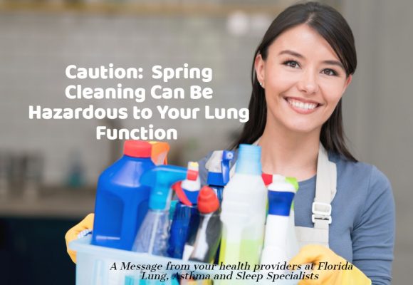 The Professional Cleaning Woman is exposed to many chemicals that could cause lung problems.