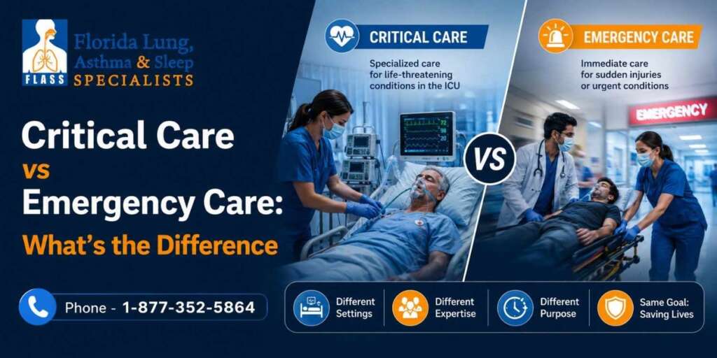 Critical Care vs Emergency Care