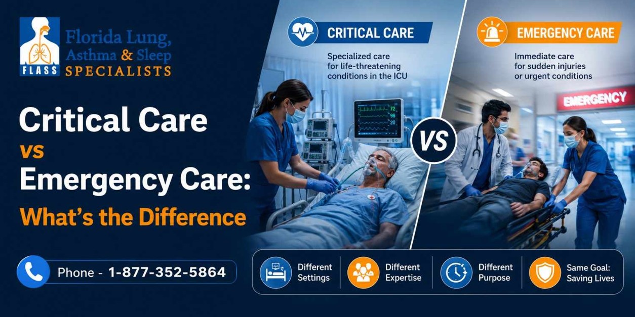 Critical Care vs Emergency Care